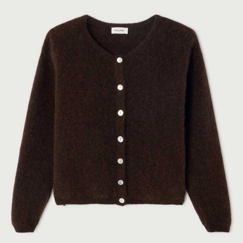 American Vintage Round Neck Cardigan image number 1